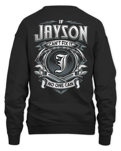 JAYSON AP81-K4-626 - Personalized Ahmed Quote Apparel “If Ahmed Can't Fix It, No One Can” - Unisex Sweatshirt - Black