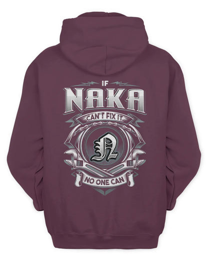NAKA AP81-K4-626 - Personalized Ahmed Quote Apparel “If Ahmed Can't Fix It, No One Can” - Unisex Hoodie - Maroon
