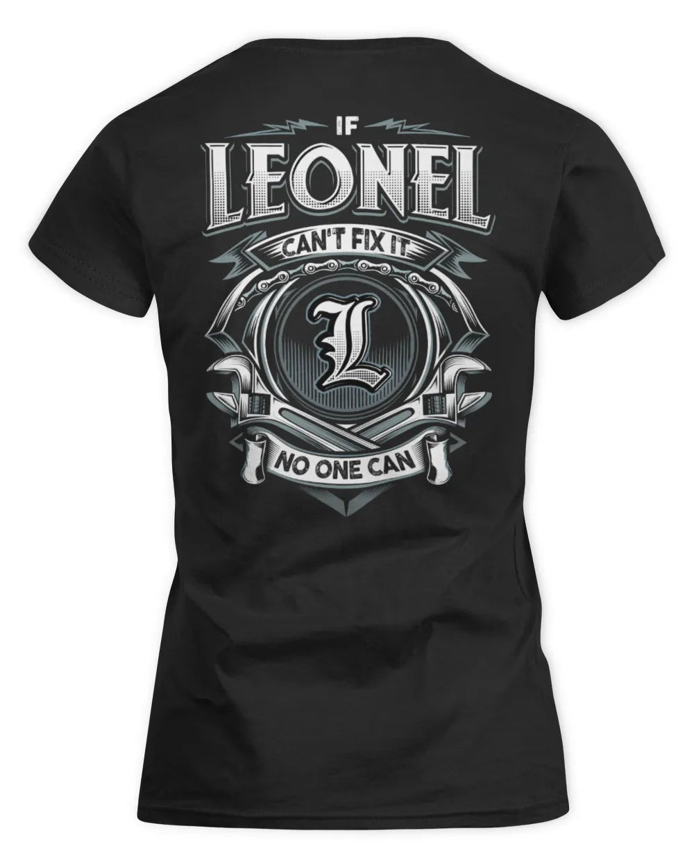 LEONEL AP81-K4-626 - Personalized Ahmed Quote Apparel “If Ahmed Can't Fix It, No One Can” - Women's Standard T-Shirt - Black