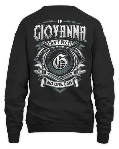 GIOVANNA AP81-K4-626 - Personalized Ahmed Quote Apparel “If Ahmed Can't Fix It, No One Can” - Unisex Sweatshirt - Black