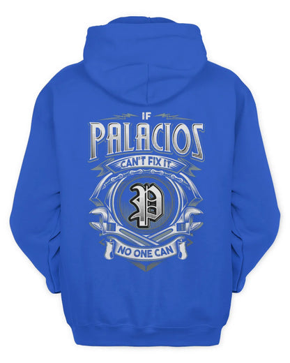 PALACIOS AP81-K4-626 - Personalized Ahmed Quote Apparel “If Ahmed Can't Fix It, No One Can” - Unisex Hoodie - Royal