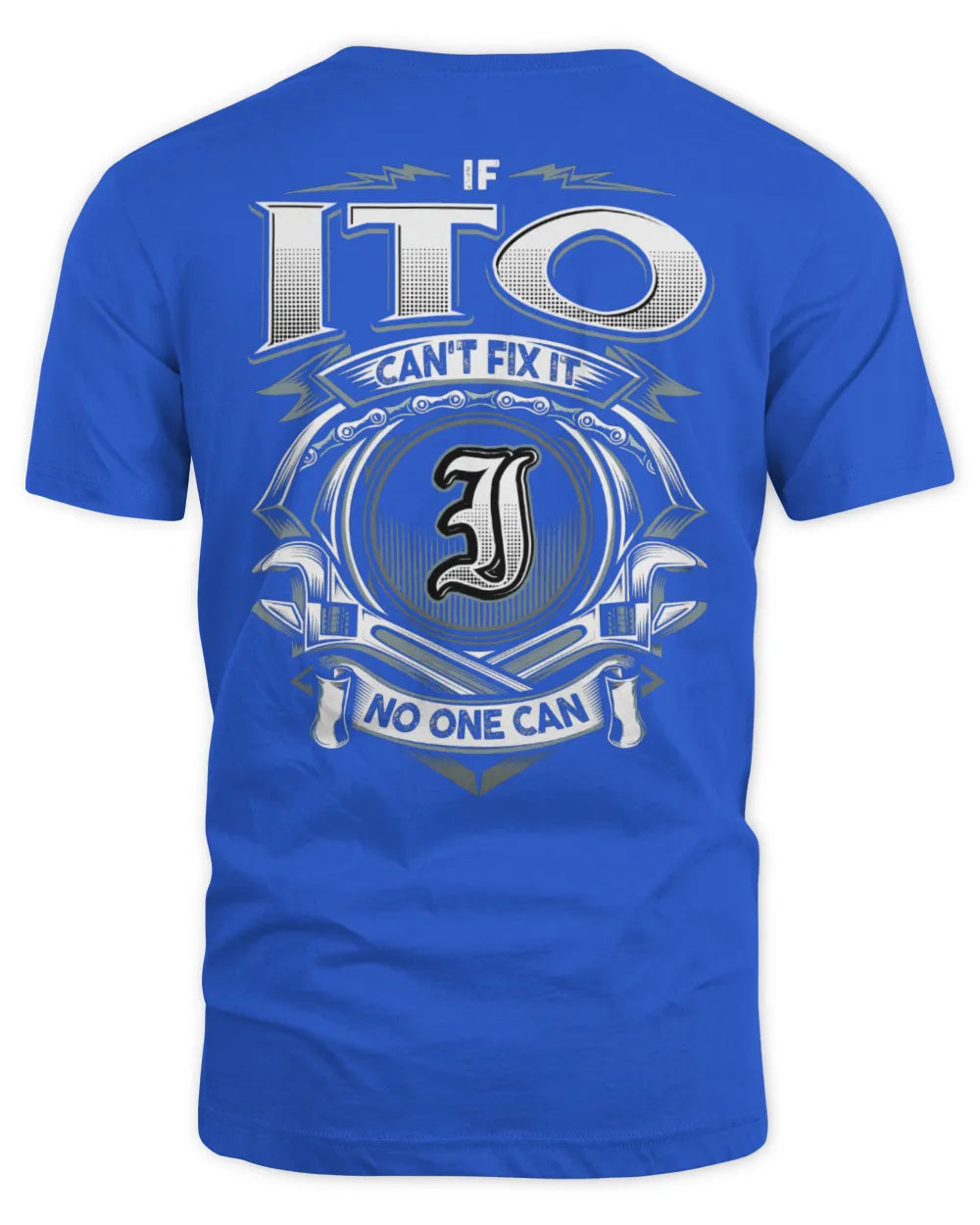 ITO AP81-K4-626 - Personalized Ahmed Quote Apparel “If Ahmed Can't Fix It, No One Can” - Unisex Standard T-Shirt - Royal