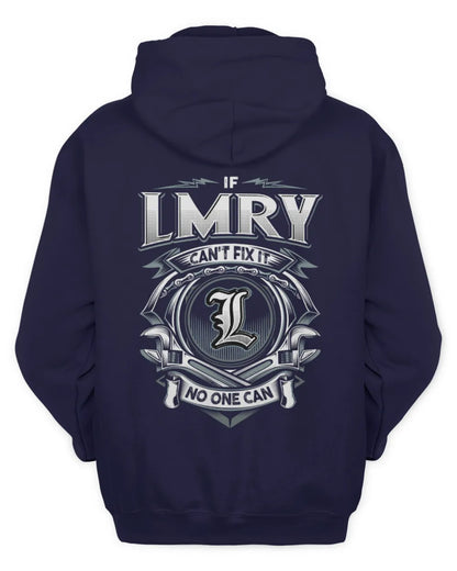 LMRY AP81-K4-626 - Personalized Ahmed Quote Apparel “If Ahmed Can't Fix It, No One Can” - Unisex Hoodie - Navy