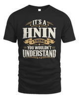 HNIN P08 TH51 - Personalized “It’s a/an [NAME] Thing – You Wouldn’t Understand” Shirt - Unisex Standard T-Shirt - Black
