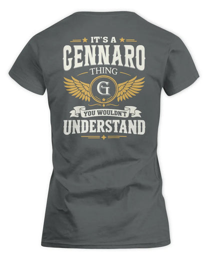 GENNARO KT06-M008 It’s a [NAME] Thing – You Wouldn’t Understand | Personalized Vintage T-Shirt - Women's Standard T-Shirt - Charcoal