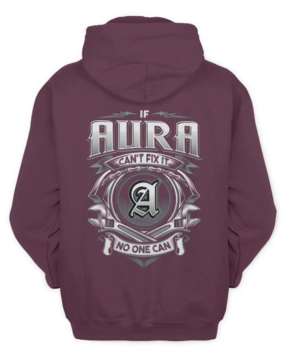 AURA AP81-K4-626 - Personalized Ahmed Quote Apparel “If Ahmed Can't Fix It, No One Can” - Unisex Hoodie - Maroon
