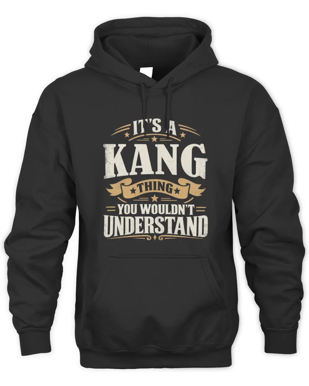 KANG P08 TH51 - Personalized “It’s a/an [NAME] Thing – You Wouldn’t Understand” Shirt - Unisex Hoodie - Black