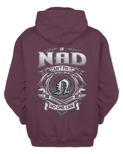 NAD AP81-K4-626 - Personalized Ahmed Quote Apparel “If Ahmed Can't Fix It, No One Can” - Unisex Hoodie - Maroon
