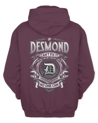 DESMOND AP81-K4-626 - Personalized Ahmed Quote Apparel “If Ahmed Can't Fix It, No One Can” - Unisex Hoodie - Maroon