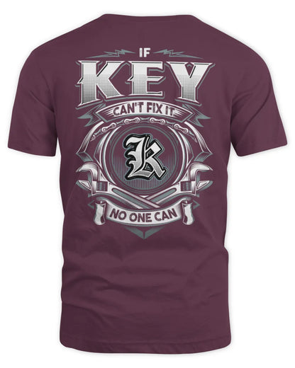 KEY AP81-K4-626 - Personalized Ahmed Quote Apparel “If Ahmed Can't Fix It, No One Can” - Unisex Standard T-Shirt - Maroon