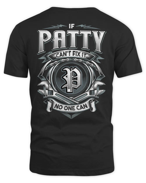 PATTY AP81-K4-626 - Personalized Ahmed Quote Apparel “If Ahmed Can't Fix It, No One Can” - Unisex Standard T-Shirt - Black