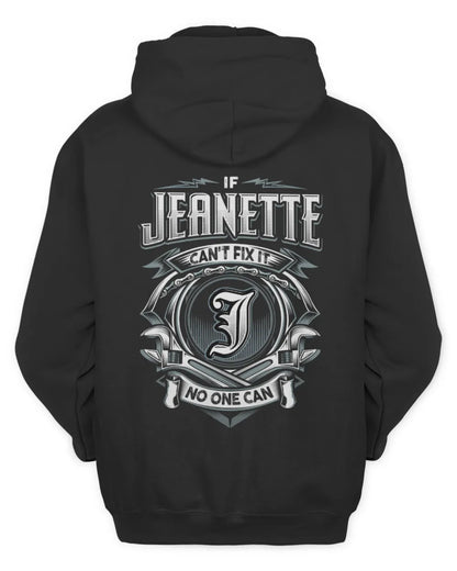 JEANETTE AP81-K4-626 - Personalized Ahmed Quote Apparel “If Ahmed Can't Fix It, No One Can” - Unisex Hoodie - Black