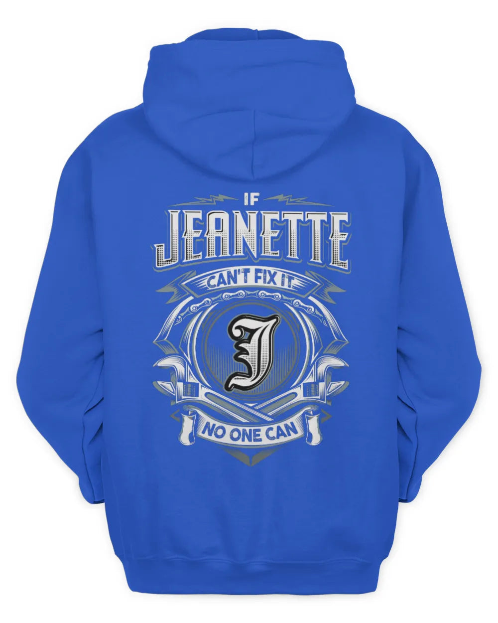 JEANETTE AP81-K4-626 - Personalized Ahmed Quote Apparel “If Ahmed Can't Fix It, No One Can” - Unisex Hoodie - Royal