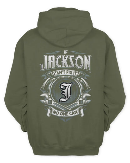 JACKSON AP81-K4-626 - Personalized Ahmed Quote Apparel “If Ahmed Can't Fix It, No One Can” - Unisex Hoodie - Military Green