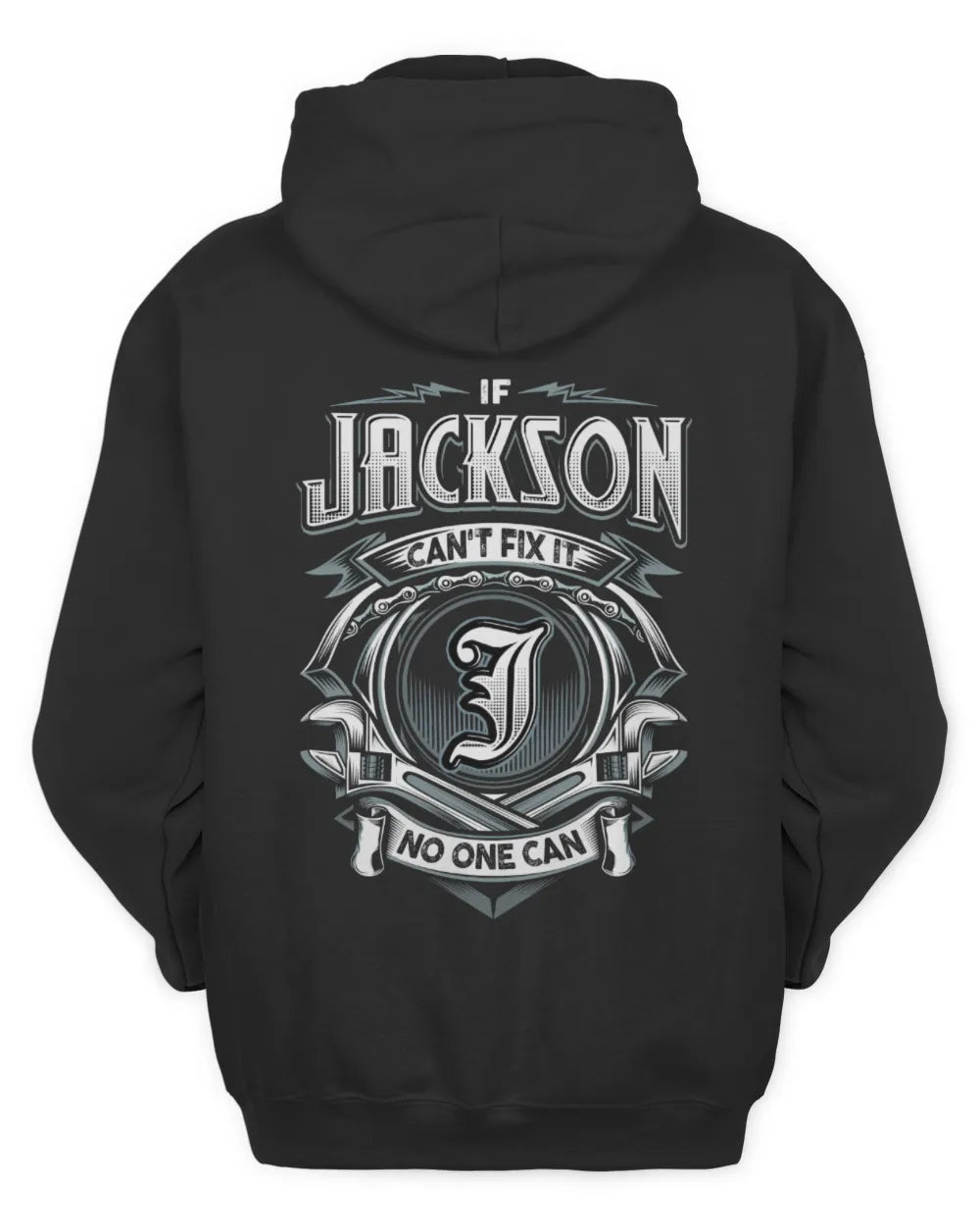 JACKSON AP81-K4-626 - Personalized Ahmed Quote Apparel “If Ahmed Can't Fix It, No One Can” - Unisex Hoodie - Black