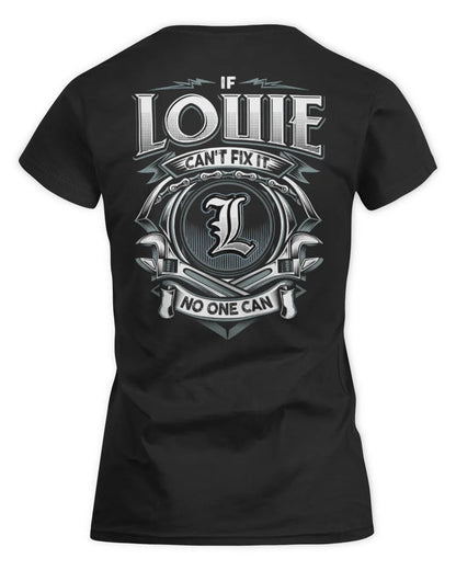 LOUIE AP81-K4-626 - Personalized Ahmed Quote Apparel “If Ahmed Can't Fix It, No One Can” - Women's Standard T-Shirt - Black