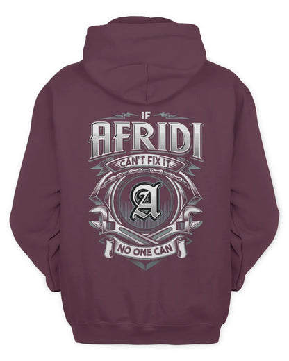 AFRIDI AP81-K4-626 - Personalized Ahmed Quote Apparel “If Ahmed Can't Fix It, No One Can” - Unisex Hoodie - Maroon