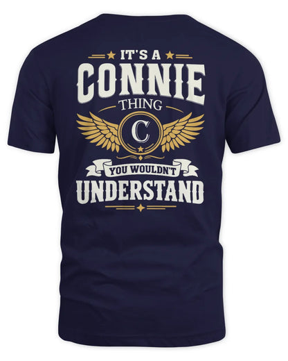 CONNIE KT06-M008 It’s a [NAME] Thing – You Wouldn’t Understand | Personalized Vintage T-Shirt - Unisex Standard T-Shirt - Navy