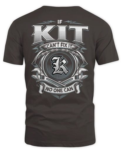 KIT AP81-K4-626 - Personalized Ahmed Quote Apparel “If Ahmed Can't Fix It, No One Can” - Unisex Standard T-Shirt - Dark Chocolate