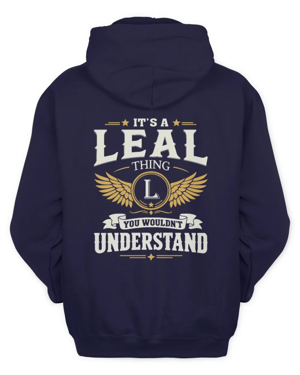 LEAL KT06-M008 It’s a [NAME] Thing – You Wouldn’t Understand | Personalized Vintage T-Shirt - Unisex Hoodie - Navy