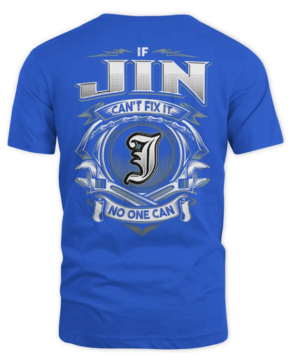 JIN AP81-K4-626 - Personalized Ahmed Quote Apparel “If Ahmed Can't Fix It, No One Can” - Unisex Standard T-Shirt - Royal