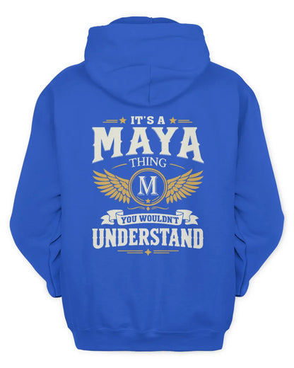 MAYA KT06-M008 It’s a [NAME] Thing – You Wouldn’t Understand | Personalized Vintage T-Shirt - Unisex Hoodie - Royal