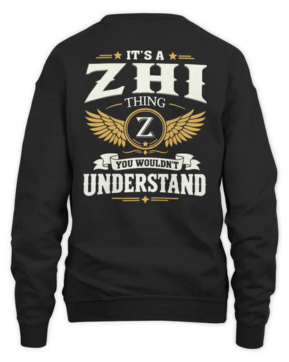 ZHI KT06-M008 It’s a [NAME] Thing – You Wouldn’t Understand | Personalized Vintage T-Shirt - Unisex Sweatshirt - Black
