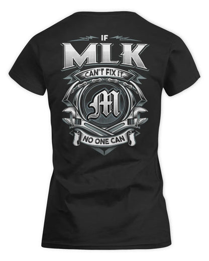 MLK AP81-K4-626 - Personalized Ahmed Quote Apparel “If Ahmed Can't Fix It, No One Can” - Women's Standard T-Shirt - Black