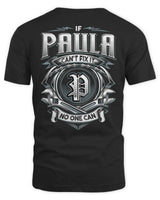 PAULA AP81-K4-626 - Personalized Ahmed Quote Apparel “If Ahmed Can't Fix It, No One Can” - Unisex Standard T-Shirt - Black