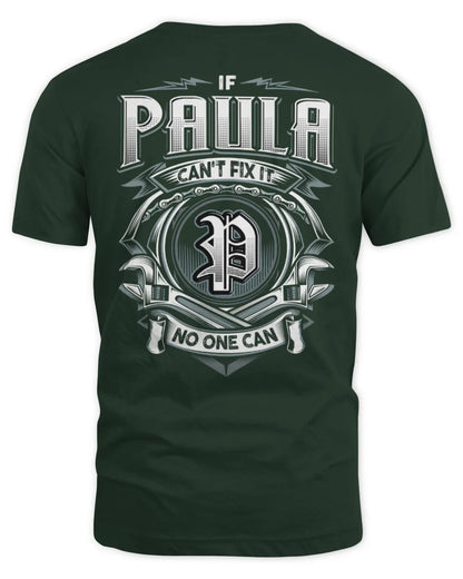 PAULA AP81-K4-626 - Personalized Ahmed Quote Apparel “If Ahmed Can't Fix It, No One Can” - Unisex Standard T-Shirt - Forest Green