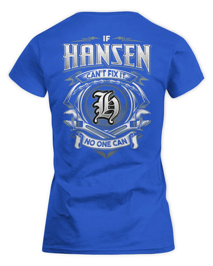 HANSEN AP81-K4-626 - Personalized Ahmed Quote Apparel “If Ahmed Can't Fix It, No One Can” - Women's Standard T-Shirt - Royal