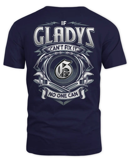 GLADYS AP81-K4-626 - Personalized Ahmed Quote Apparel “If Ahmed Can't Fix It, No One Can” - Unisex Standard T-Shirt - Navy