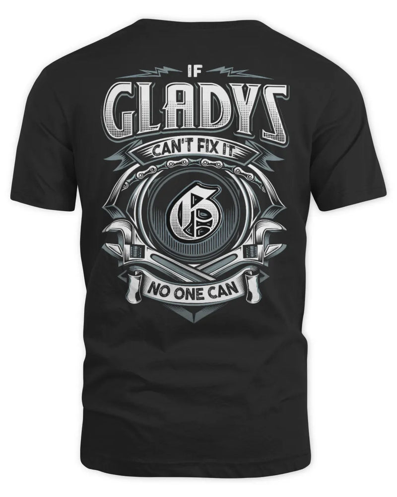 GLADYS AP81-K4-626 - Personalized Ahmed Quote Apparel “If Ahmed Can't Fix It, No One Can” - Unisex Standard T-Shirt - Black