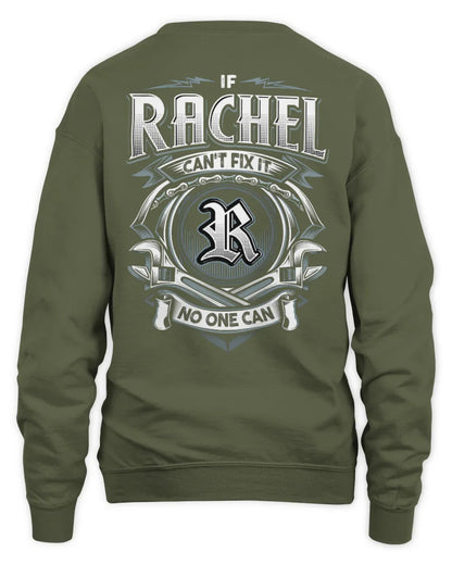 RACHEL AP81-K4-626 - Personalized Ahmed Quote Apparel “If Ahmed Can't Fix It, No One Can” - Unisex Sweatshirt - Military Green