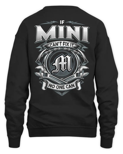 MINI AP81-K4-626 - Personalized Ahmed Quote Apparel “If Ahmed Can't Fix It, No One Can” - Unisex Sweatshirt - Black