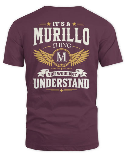 MURILLO KT06-M008 It’s a [NAME] Thing – You Wouldn’t Understand | Personalized Vintage T-Shirt - Unisex Standard T-Shirt - Maroon