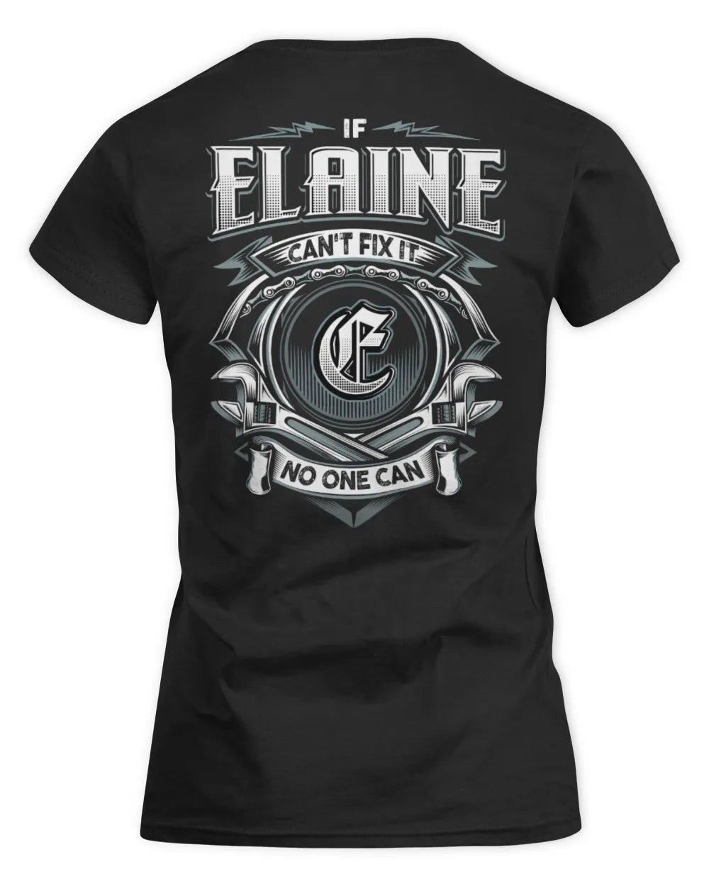 ELAINE AP81-K4-626 - Personalized Ahmed Quote Apparel “If Ahmed Can't Fix It, No One Can” - Women's Standard T-Shirt - Black