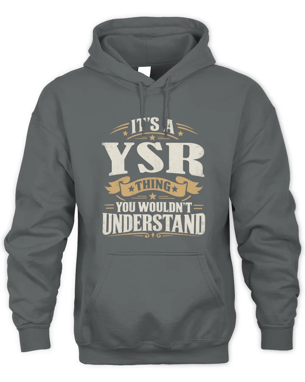 YSR P08 TH51 - Personalized “It’s a/an [NAME] Thing – You Wouldn’t Understand” Shirt - Unisex Hoodie - Charcoal