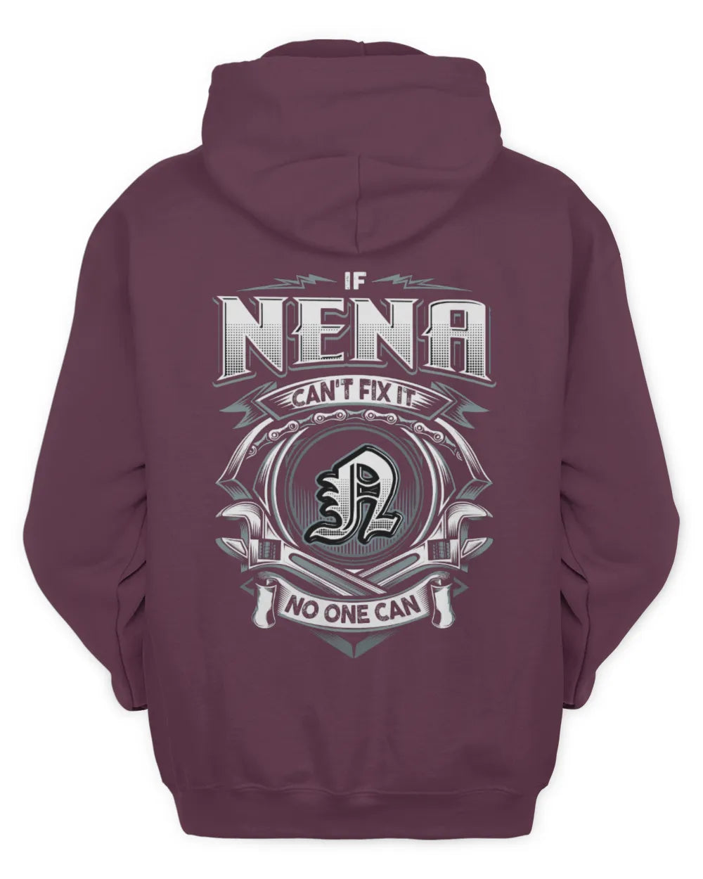 NENA AP81-K4-626 - Personalized Ahmed Quote Apparel “If Ahmed Can't Fix It, No One Can” - Unisex Hoodie - Maroon