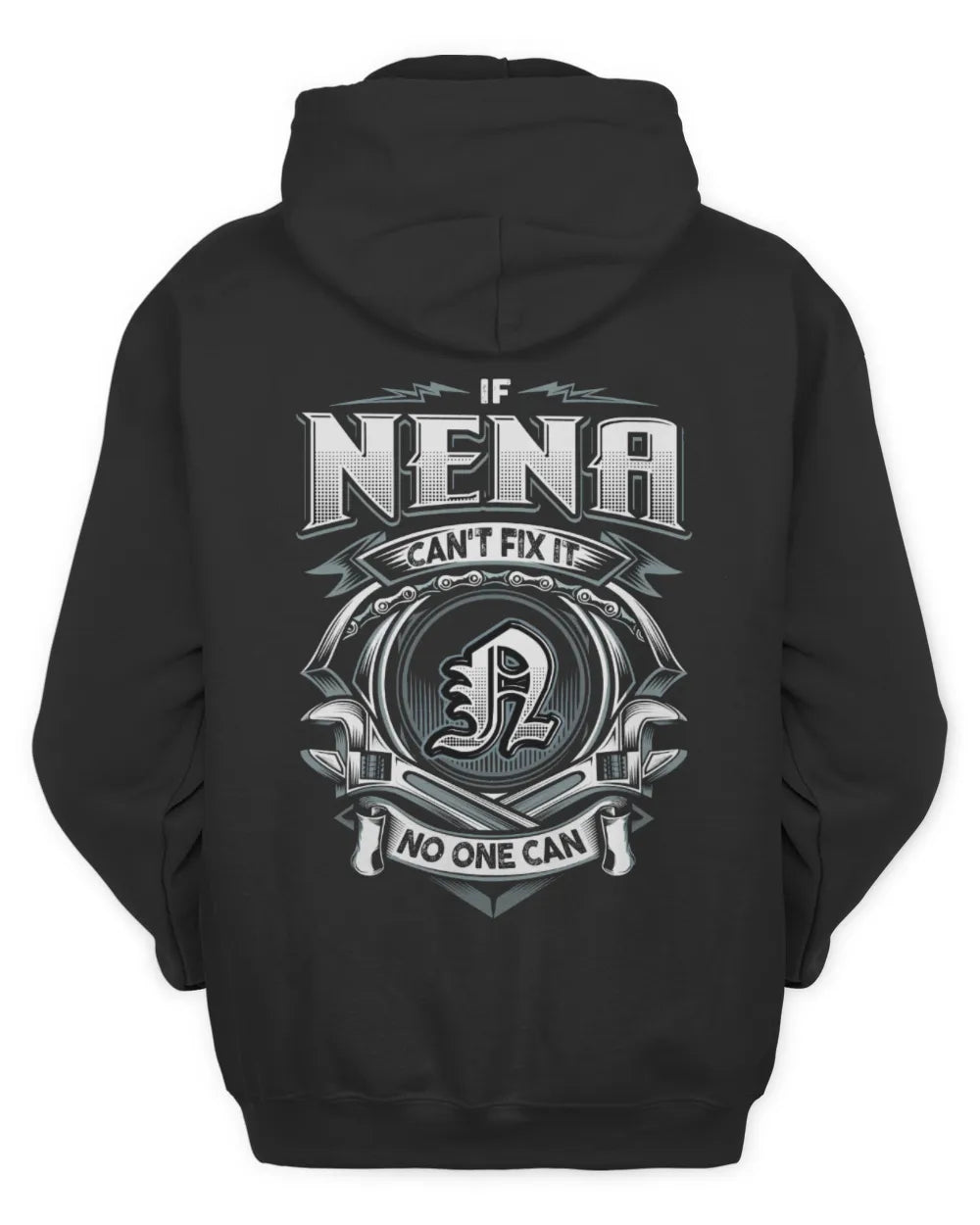NENA AP81-K4-626 - Personalized Ahmed Quote Apparel “If Ahmed Can't Fix It, No One Can” - Unisex Hoodie - Black
