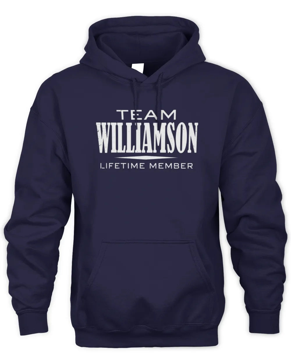 WILLIAMSON BL62-K4-128 - Personalized “Team NAME Lifetime Member” - Unisex Hoodie - Navy