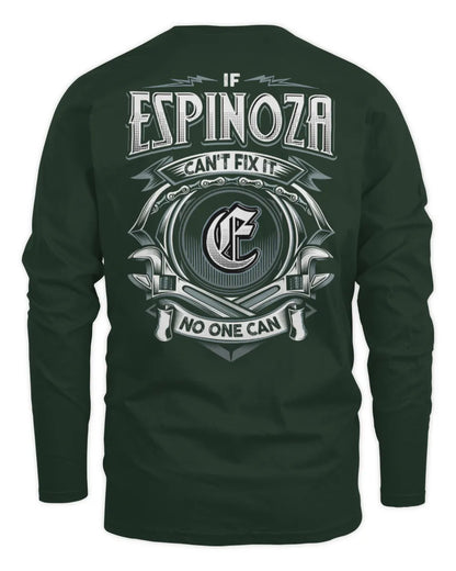 ESPINOZA AP81-K4-626 - Personalized Ahmed Quote Apparel “If Ahmed Can't Fix It, No One Can” - Men's Long Sleeved T-Shirt - Forest Green