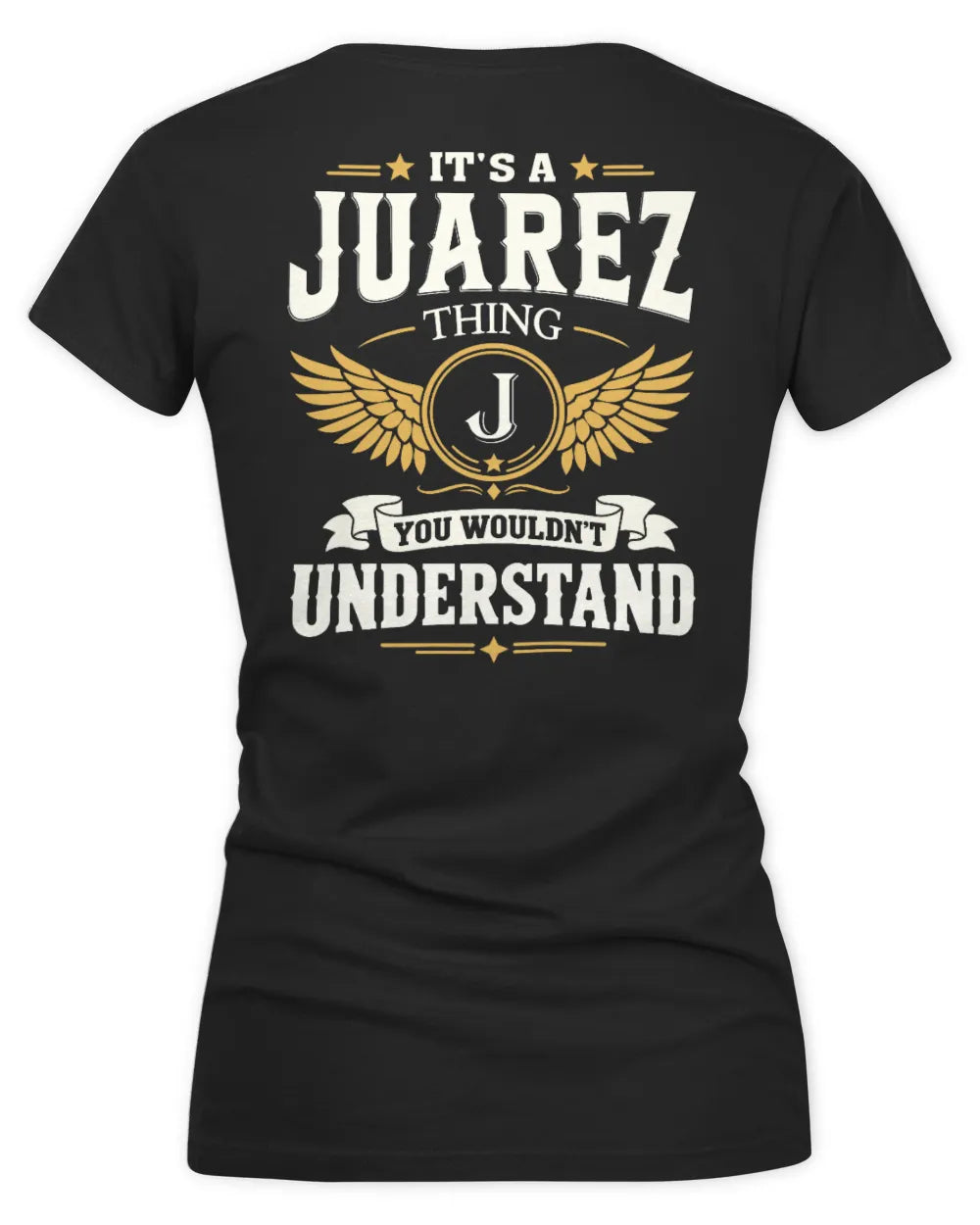JUAREZ KT06-M008 It’s a [NAME] Thing – You Wouldn’t Understand | Personalized Vintage T-Shirt - Women's V-Neck T-Shirt - Black