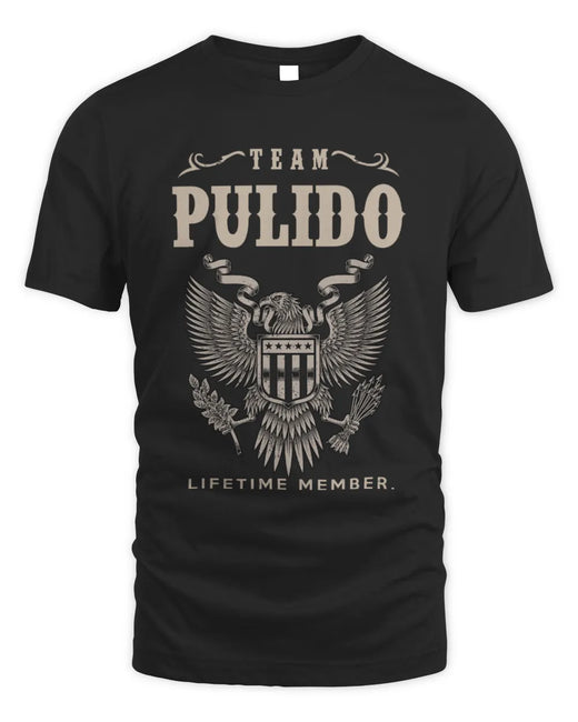 PULIDO TP06-K82 – Personalized Classic Style Apparel “Team NAME Lifetime Member”