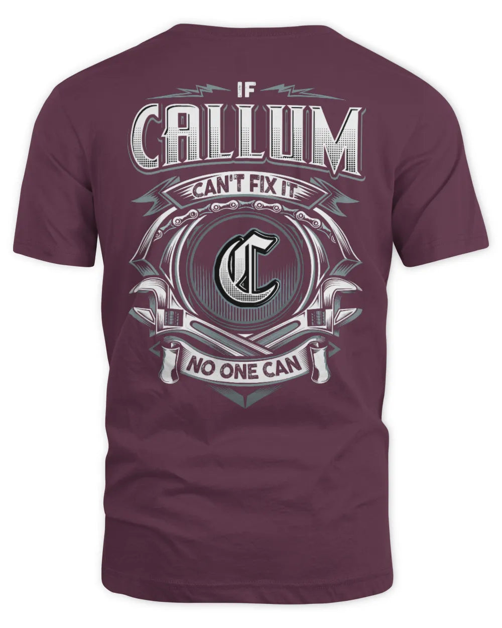 CALLUM AP81-K4-626 - Personalized Ahmed Quote Apparel “If Ahmed Can't Fix It, No One Can” - Unisex Standard T-Shirt - Maroon