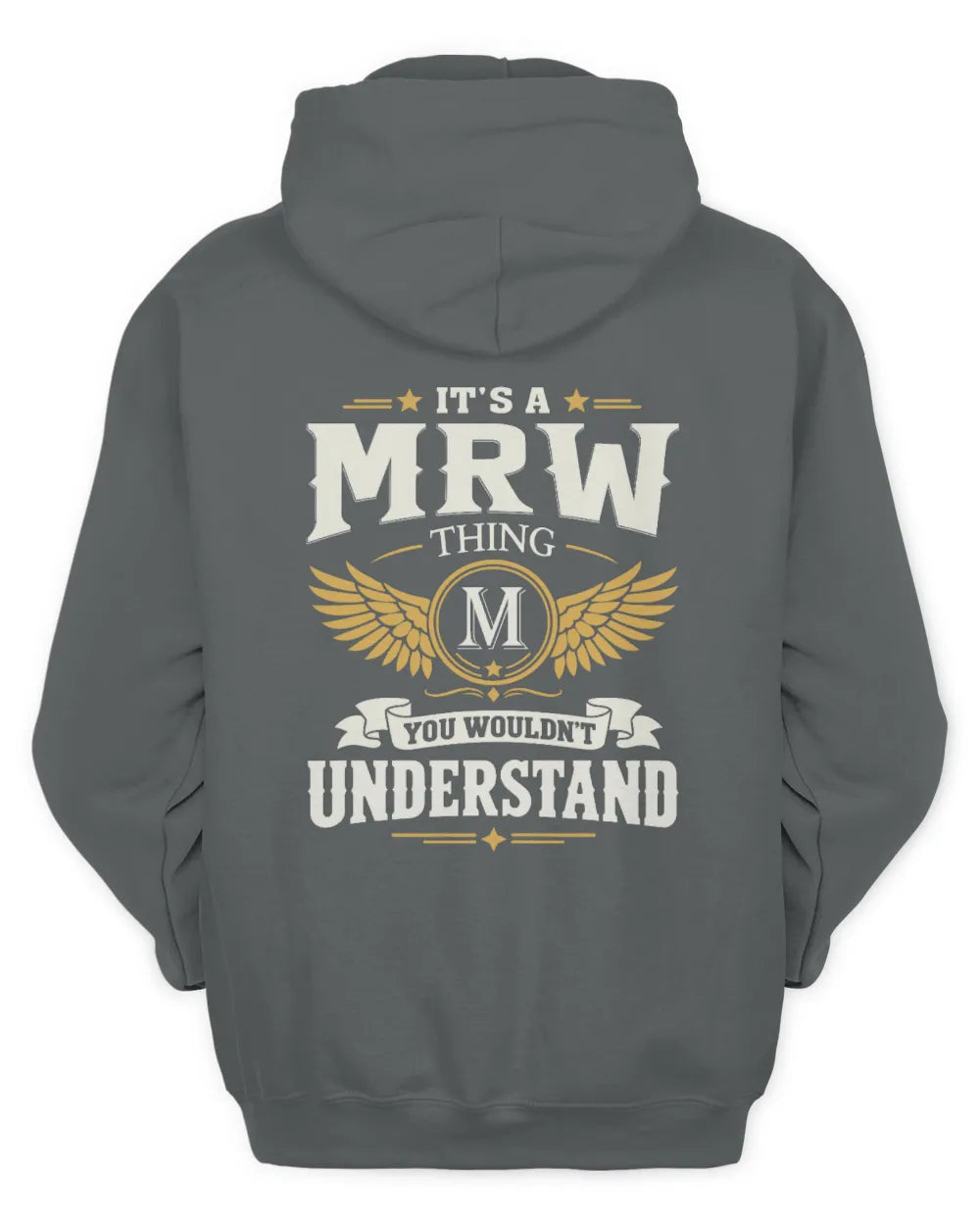MRW KT06-M008 It’s a [NAME] Thing – You Wouldn’t Understand | Personalized Vintage T-Shirt - Unisex Hoodie - Charcoal