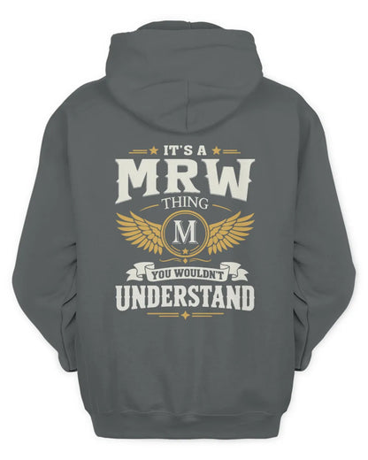 MRW KT06-M008 It’s a [NAME] Thing – You Wouldn’t Understand | Personalized Vintage T-Shirt - Unisex Hoodie - Charcoal