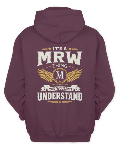 MRW KT06-M008 It’s a [NAME] Thing – You Wouldn’t Understand | Personalized Vintage T-Shirt - Unisex Hoodie - Maroon