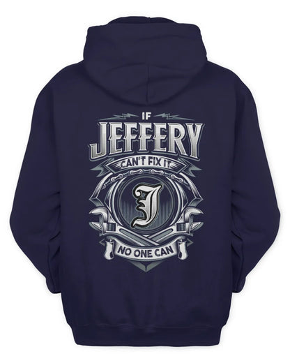 JEFFERY AP81-K4-626 - Personalized Ahmed Quote Apparel “If Ahmed Can't Fix It, No One Can” - Unisex Hoodie - Navy