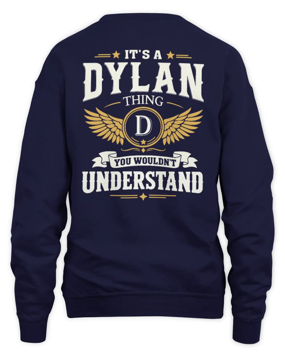 DYLAN KT06-M008 It’s a [NAME] Thing – You Wouldn’t Understand | Personalized Vintage T-Shirt - Unisex Sweatshirt - Navy